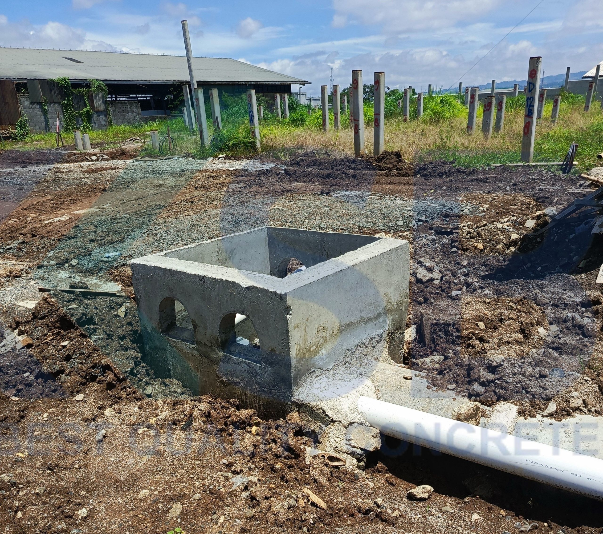 Bak kontrol untuk jalur air gorong-gorong got